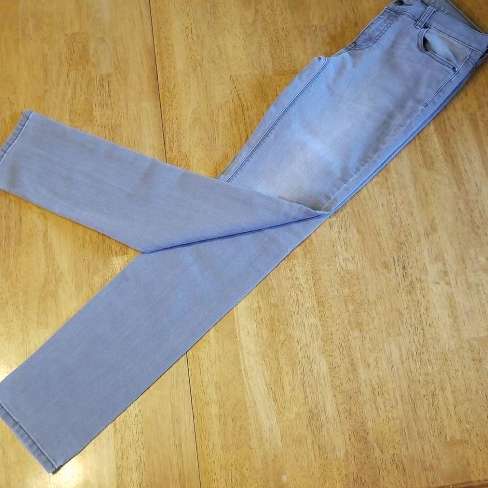 New York and Company Gray Skinny Straight Jeans NY & C - Picture 7 of 8